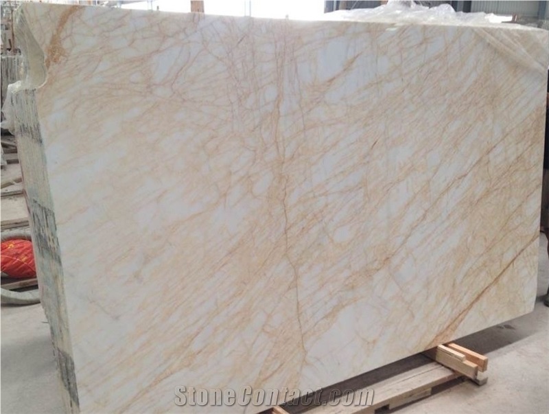 Chinese Spider Golden Gold Marble Big Slabs Tiles