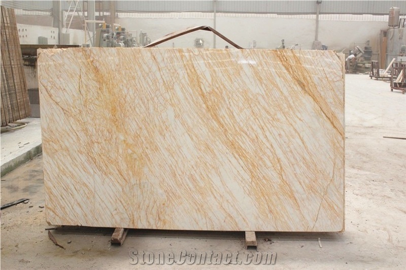 Chinese Spider Golden Gold Marble Big Slabs Tiles