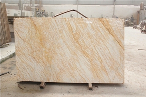 Chinese Spider Golden Gold Marble Big Slabs Tiles
