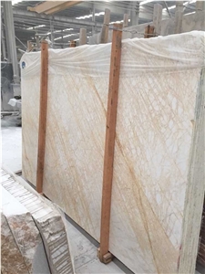 Chinese Spider Golden Gold Marble Big Slabs Tiles