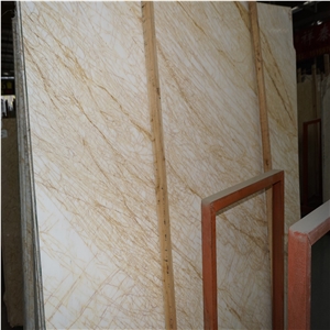 Chinese Spider Golden Gold Marble Big Slabs Tiles