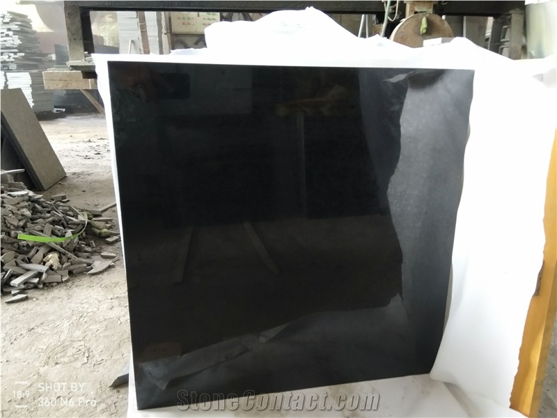 Fuding Black G684 Granite Polished Tiles