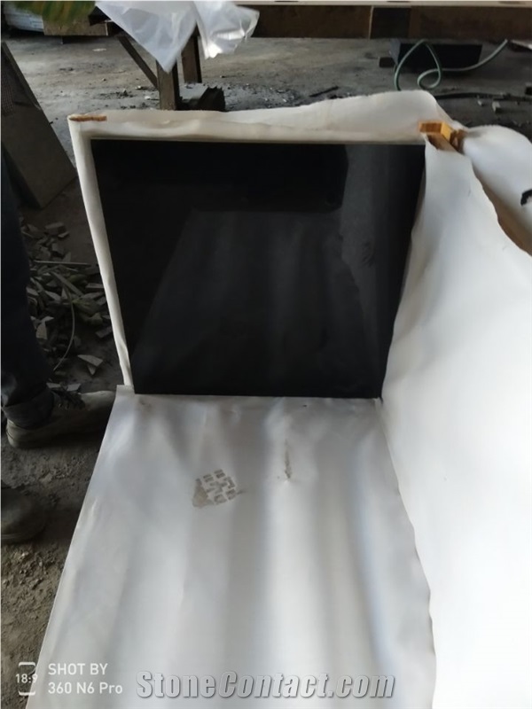 Fuding Black G684 Granite Polished Tiles