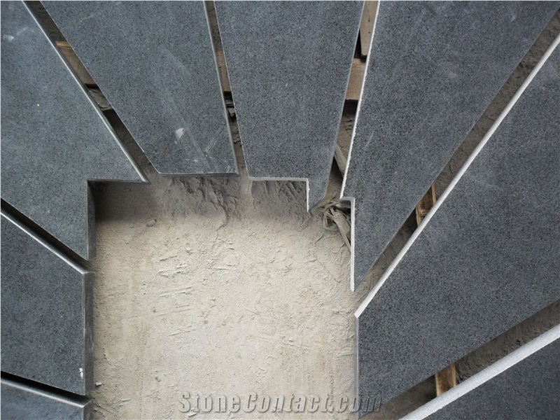 G654 Granite Polished Stairs