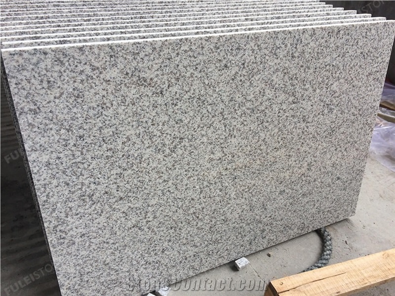 Hazel White Granite G655 Flamed Flooring Tiles