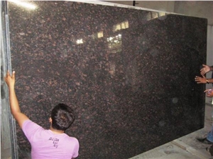 India English Tan Braun Brown Granite Slabs Tiles