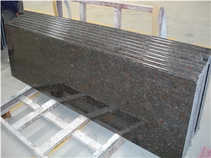 India English Tan Braun Brown Granite Slabs Tiles