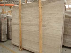 Italy Filetto Rosso Classico Wooden Marble Slabs