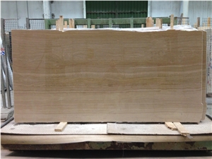 Italy Filetto Rosso Classico Wooden Marble Slabs