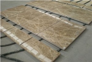 Light Brown Emperador Marble Paving Tiles