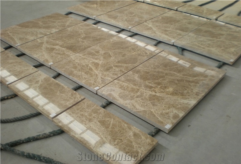Mersin Marron Light Emperador Marble Floor Tiles