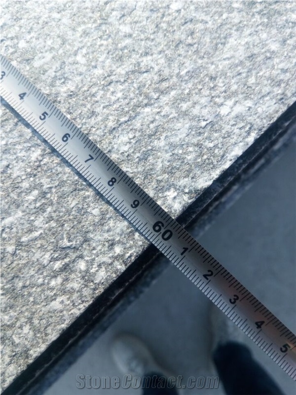 Nero Santiago G302 Granite Flamed&Brushed Tiles