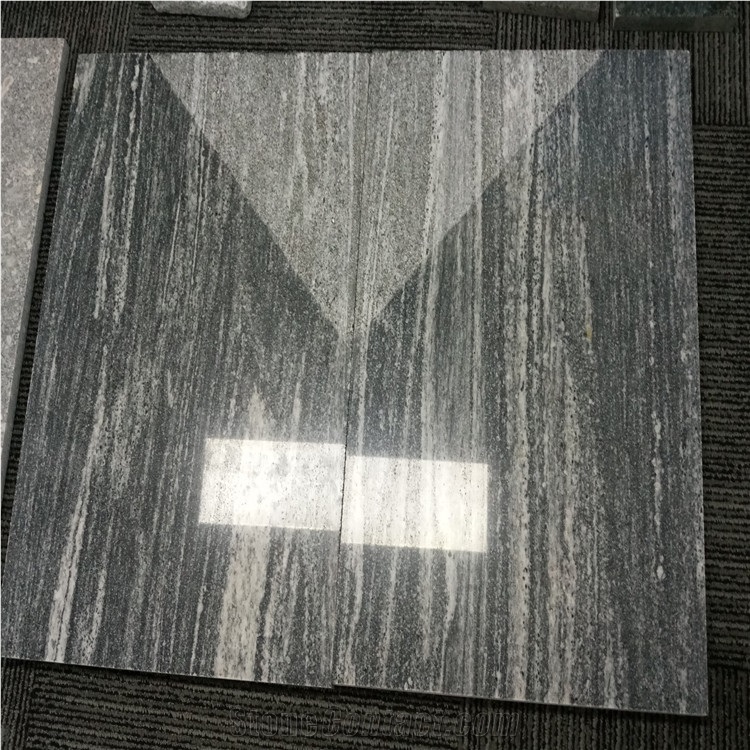 Nero Santiago White Granite G302 Grey Granite Polished Tiles