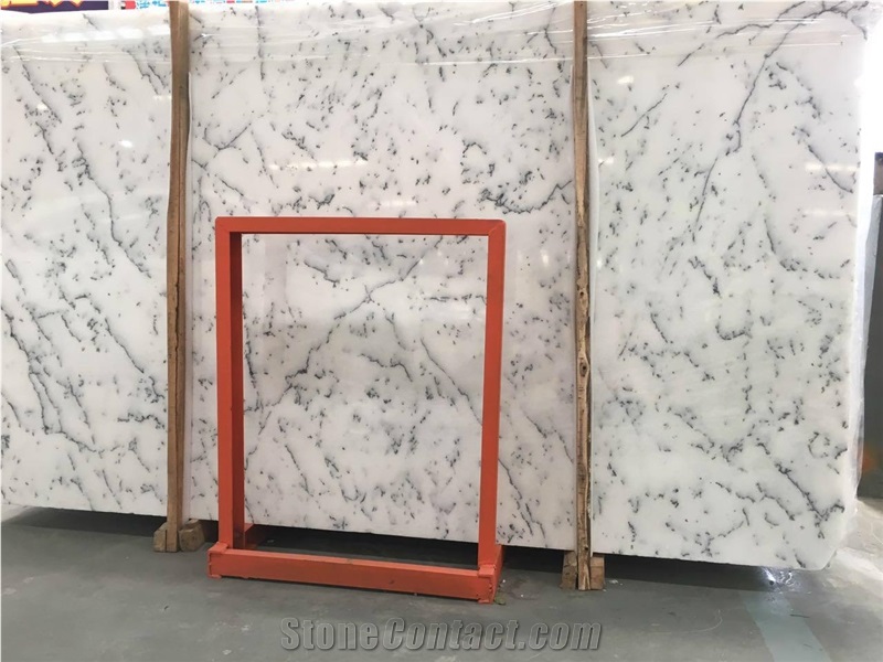 New Crystal Statuario Marble Slabs Flooring Tiles