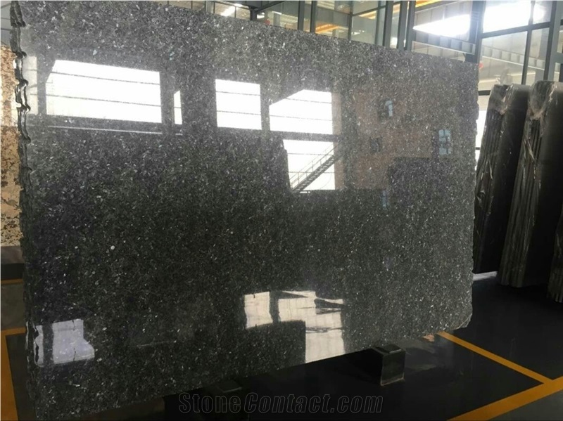 Norway Emerald Blue Pearl Granite Slabs Tiles