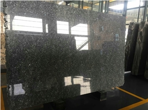 Norway Lundhs Ocean Blue Pearl Granite Slabs Tiles