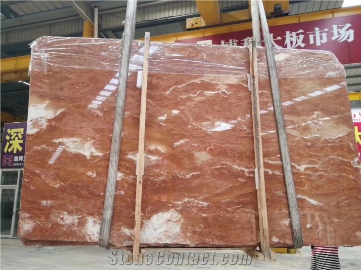 Philippines Bulacan Pink Red Marble Slabs Tiles