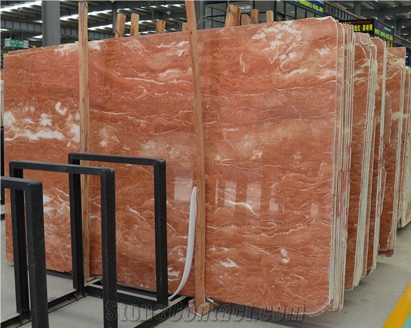 Philippines Bulacan Pink Red Marble Slabs Tiles