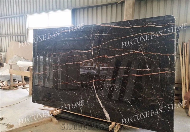 Port Saint Lorant Chocolate Brown Marble Slabs