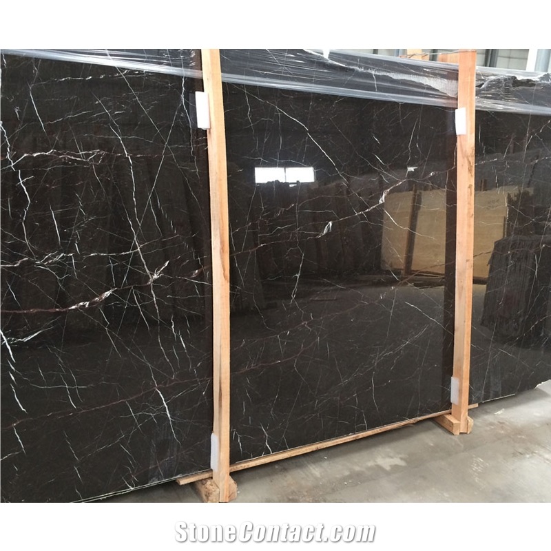 Port Saint Lorant Chocolate Brown Marble Slabs