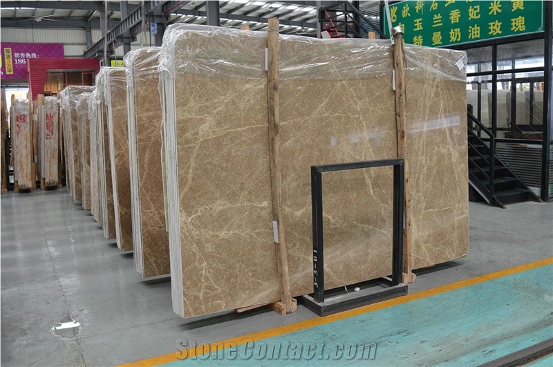 Spain Carey Brown Light Emperador Marble Slabs