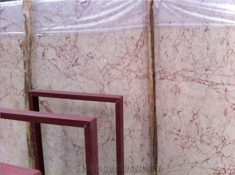 Turkey Crema Patricia Pink Marble Big Slabs Tiles