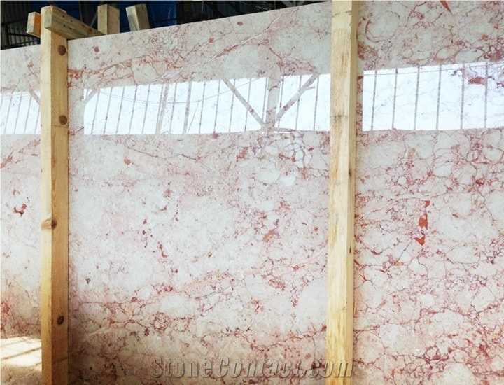 Turkey Crema Patricia Pink Marble Big Slabs Tiles