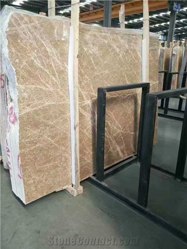 Turkey Crystal Light Emprador Marble Slabs Tiles