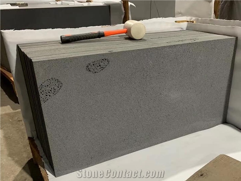 Black Basalt Stone Tiles for Flooring