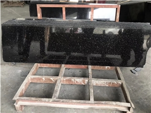 Black Galaxy Granite Half Slab Tiles