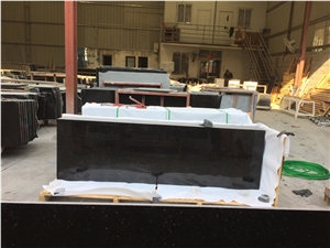 Black Galaxy Granite Half Slab Tiles