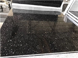 Black Galaxy Granite Half Slab Tiles