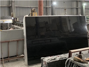 Black Galaxy Granite Half Slab Tiles