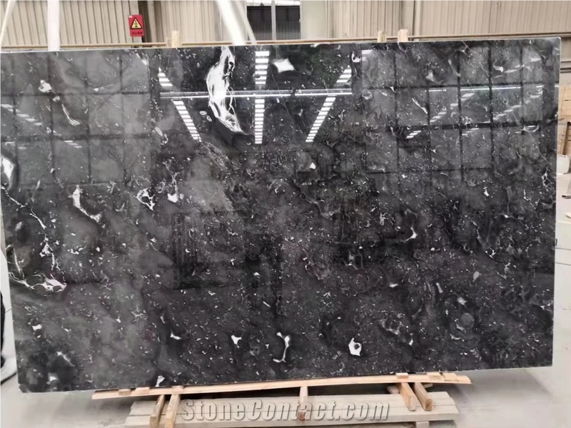 China Material Romantic Grey Marble Slab
