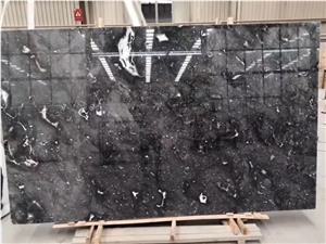 China Material Romantic Grey Marble Slab