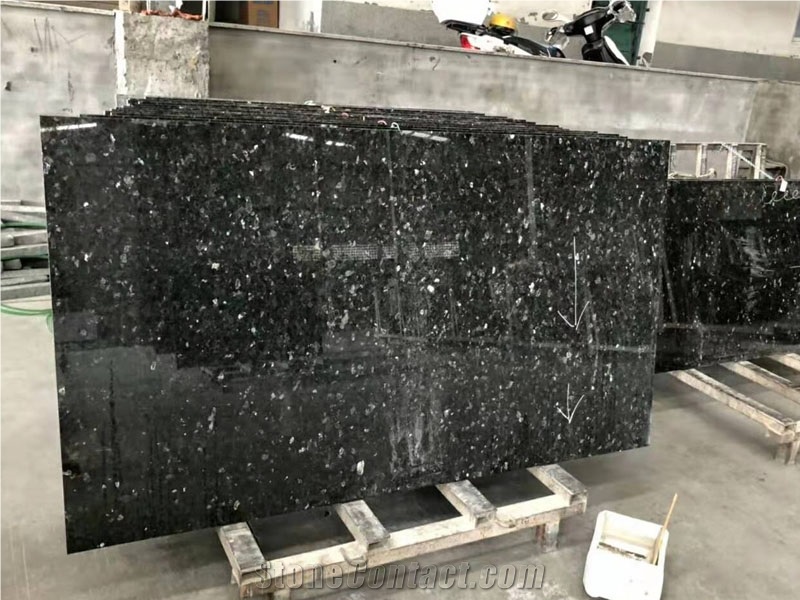 Emerald Green Star Granite Slab Block Cut
