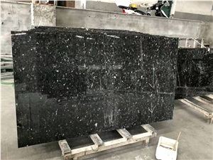 Emerald Green Star Granite Slab Block Cut