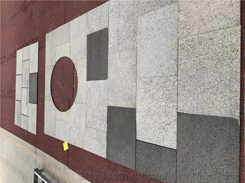 Grey Lava Stone Andesite Tile