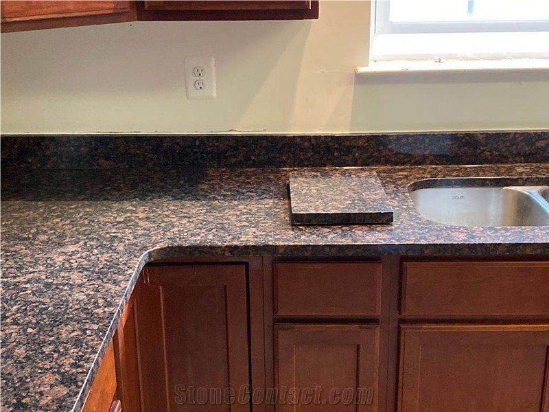 India Tan Brown Granite Slab Tiles