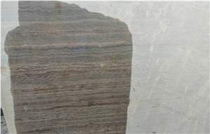 Silver Travertine Block