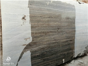 Silver Travertine Block
