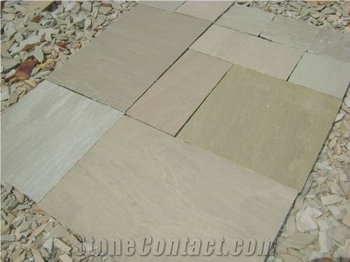 Raj Green Sandstone Tiles