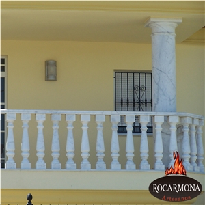 Blanco Macael Marble Balustrades