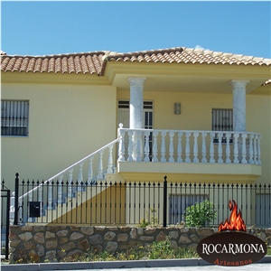 Blanco Macael Marble Balustrades