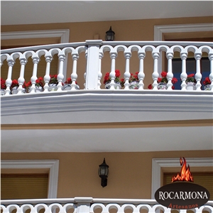 Blanco Macael Marble Balustrades
