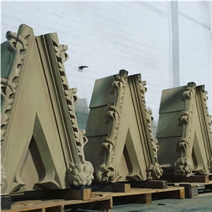 Sandstone Building Ornaments,Niche Gablet Stones