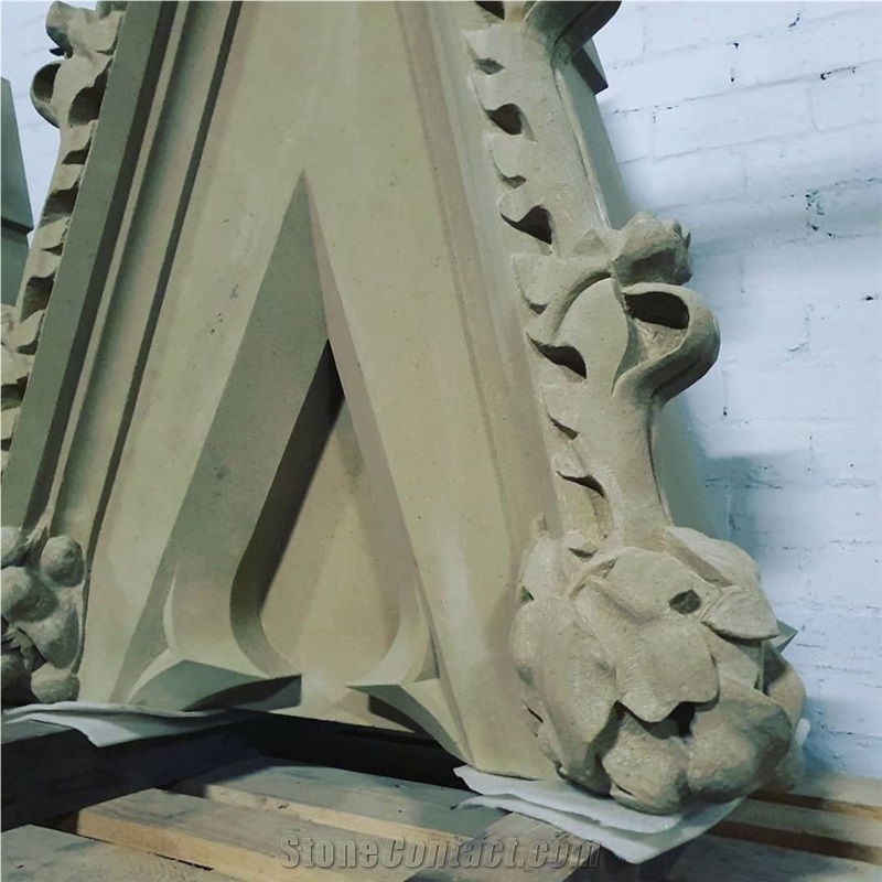 Sandstone Building Ornaments,Niche Gablet Stones
