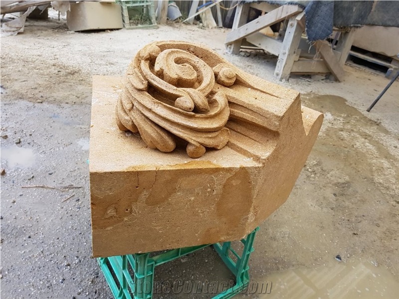 Sandstone Building Ornaments,Niche Gablet Stones