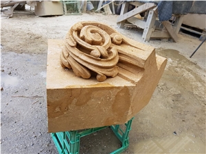 Sandstone Building Ornaments,Niche Gablet Stones