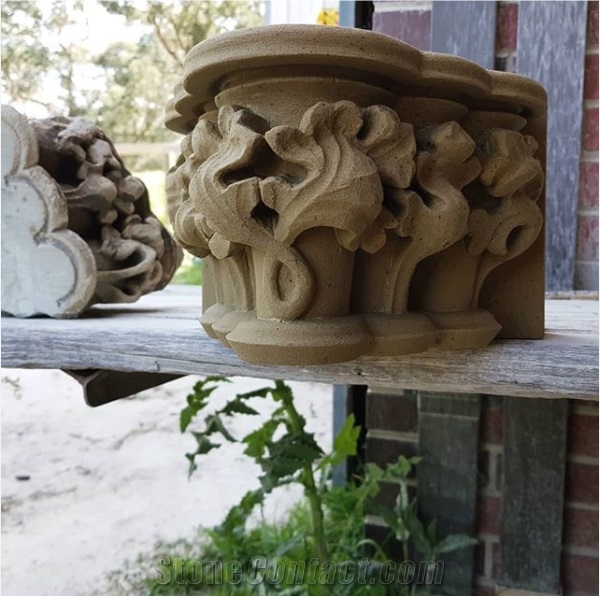 Sandstone Building Ornaments,Niche Gablet Stones